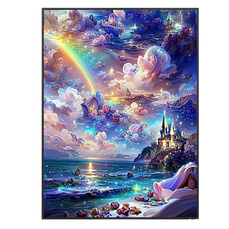 梦幻星辰大海5d方钻钻石画2026新款高颜值点贴砖十字绣治愈系星空
