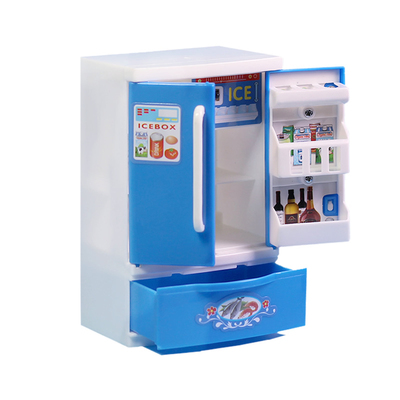 仿真迷你小家电冰箱电动玩具男孩