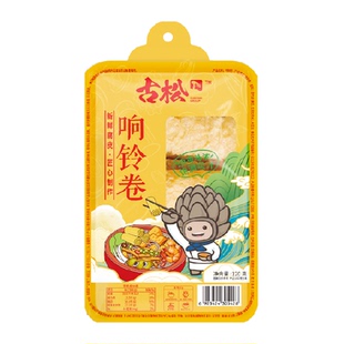 古松响铃卷火锅食材关东煮油炸腐竹凉拌麻辣烫素食响素食食材