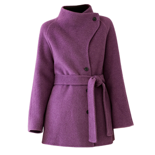 双面山羊绒大衣女2025秋冬新中长款优雅大方OL呢子超细羊毛呢外套