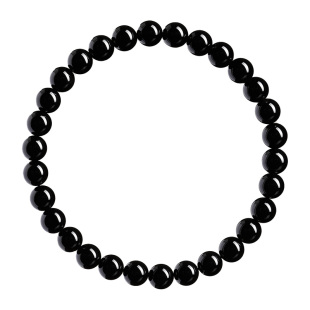 庆祥泰纯天然黑曜石手串女款官方高级感水晶男士彩虹眼银曜石手链