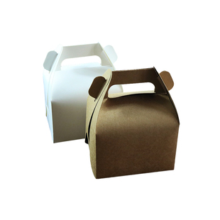 大号牛皮纸色手提西点盒 饼干盒 慕斯蛋糕盒 咖啡厅打包纸盒100个