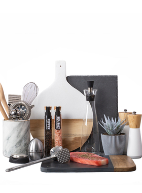 北欧ins风厨房装饰大理石摆件