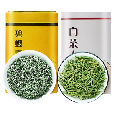 精品绿茶组合白茶碧螺春茶叶