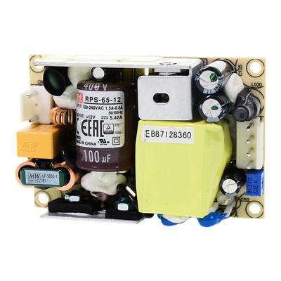 明纬RPS-65开关电源24V12V5V医疗PCB型 48V15V3.3V7.5低漏电流MPS