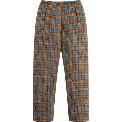 三层夹棉睡裤冬纯棉夹棉加厚单条