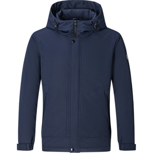 七匹狼连帽夹克外套男士2025新款秋季休闲商务行政年轻中青年男装