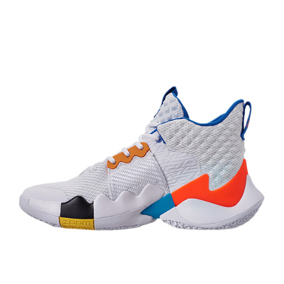 Nike/耐克正品男士圆头系带减震防滑中帮篮球鞋AO6219-100