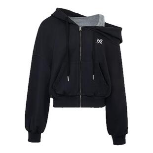 【易梦玲同款】ANN ANDELMAN 女士露肩休闲卫衣外套 301286