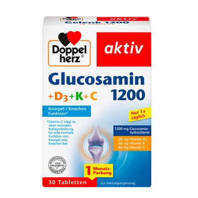 德国双心氨糖软骨素1200mg