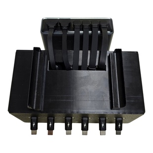 100W单拉伸缩快充线套装组合适用安克200W桌面充电站仓多口充电器底座支架套件收纳盒配件桌搭盒子