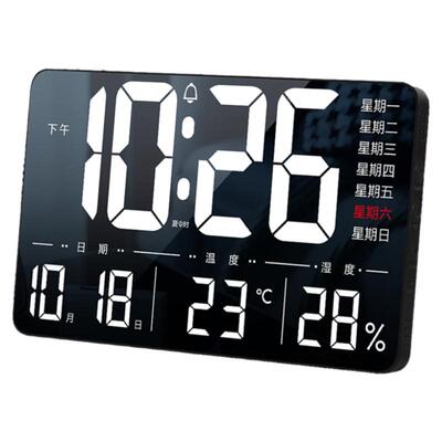 大屏时钟闹钟万年历WIFI自动对时