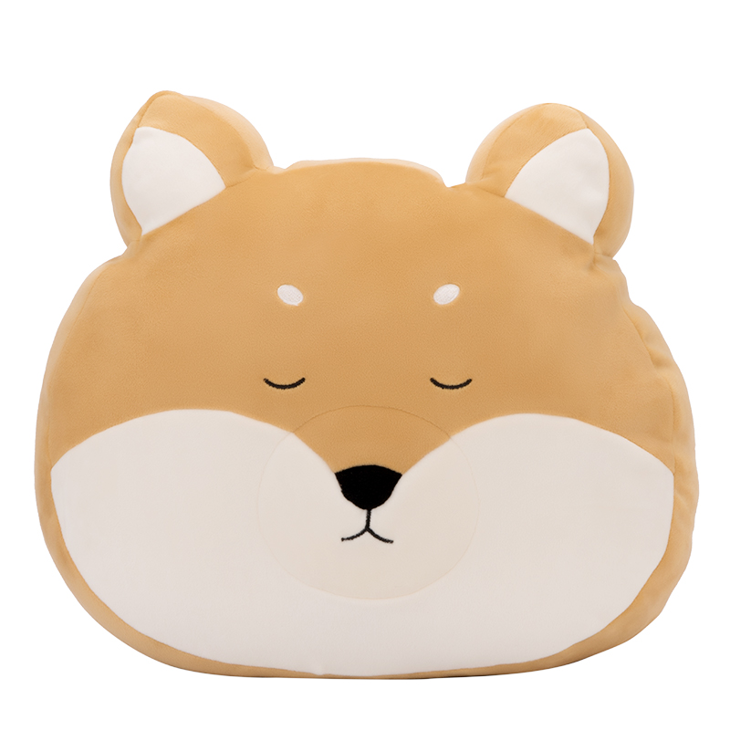 MINISO名創(chuàng)優(yōu)品柴犬靠枕毛絨公仔床上小狗抱枕搞怪玩偶玩具送禮物