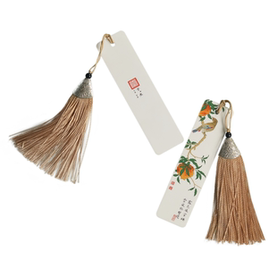 子衿 上上签 十二花信风12月令花神雅致高强度特种陶瓷书签