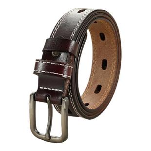 学生真皮皮带儿童学生腰带二层皮女童男童裤带演出表演英伦学院风