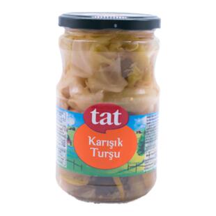 土耳其进口TAT塔特混合泡菜 杂菜罐头mix pickled vegetable 650g