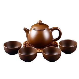 宜兴紫砂壶手工小号茶壶西施壶过滤养生陶瓷茶具泡茶壶套装送4杯