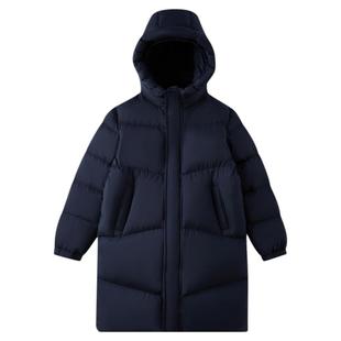 【90%鹅绒】elandkids衣恋童装男童长款羽绒服25年冬新品保暖外套