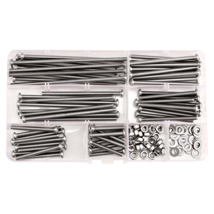 304不锈钢面板加长螺丝钉十字螺丝螺母套装大全M4*40*50*60**100