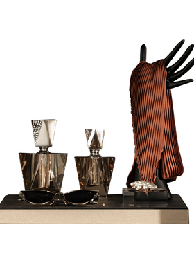 法式贝壳白玉串珠托盘