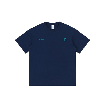 潮牌自制字母印花宽松款短袖衫IN