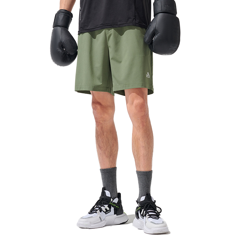 伯希和運(yùn)動(dòng)短褲男夏透氣登山褲彈力快干褲子寬松休閑跑步五分褲