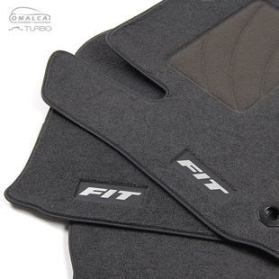 飞度脚垫4Fit3代1 2三life来福酱右舵JAZZ带原厂固定卡扣防滑无味