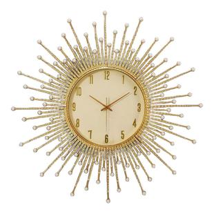 轻奢家用创意挂钟客厅高级感现代大气装饰钟表网红新款简约挂墙钟