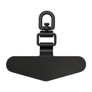 手机挂绳垫片不锈钢金属夹片高端超薄旋转贴片斜挎链手腕固定挂片卡片结实电话挂件防盗壳防盗牢固卡垫连接片