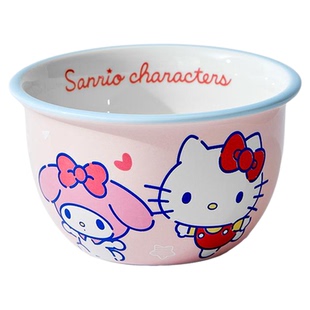 三丽鸥饭碗家用儿童碗可爱餐具个人专用碗具陶瓷好看的碗家用小碗