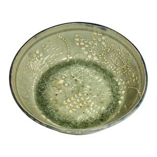 茶与器台湾省陶艺家栾波江文怡柴烧生活陶手作浅盘子圆盘平底托盘