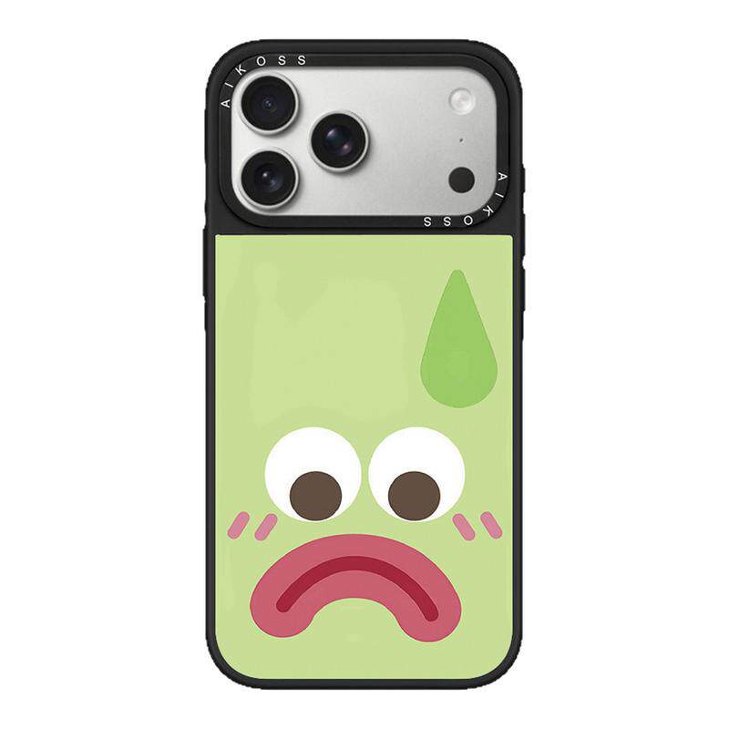 CASETiFiY联名你瞧他表情绿底不开心大眼睛适用苹果iPhone18pro/17ProMax/15磁吸16手机壳14华强北平替可爱女