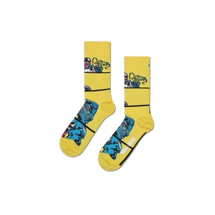 【春秋款】Happy Socks X 漫威联名毒液个性创意袜子百搭中筒袜