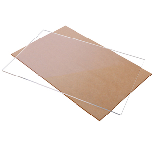 高透明亚克力板定制加工透明塑料板展示盒手工diy材料有机玻璃板