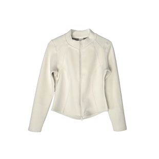 穿出小蛮腰!~石墨烯分段式拼接外套女新保暖修身立领双拉链上衣