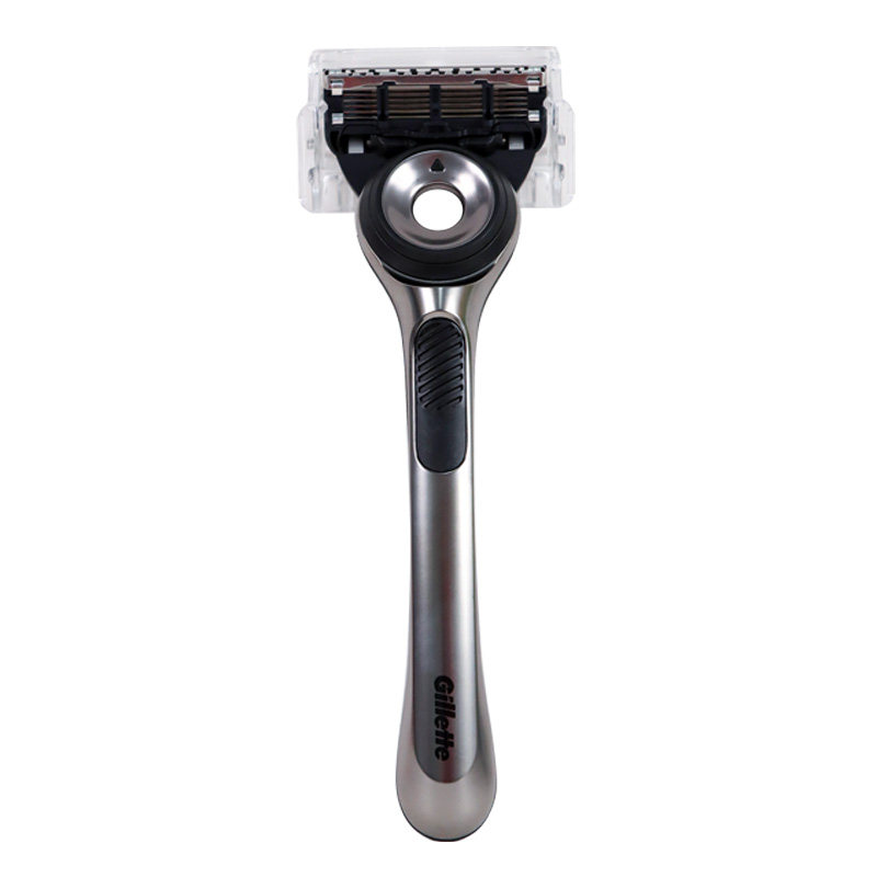吉列极光刀头刀片手动剃须刀男士刮胡刀五层替换刀头刀架送底座