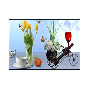 餐厅装饰画现代简约饭厅墙面装饰壁画客厅挂画水果画创意墙画房间