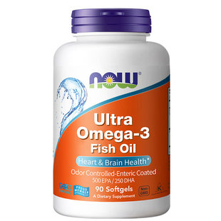 nowfoods诺奥精粹超级浓缩75%ultra深海鱼油dha猫狗omega3软胶囊