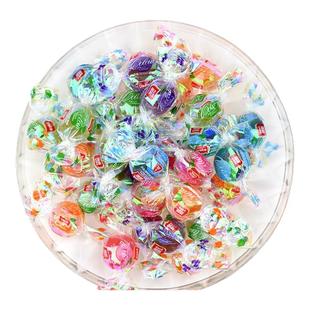 雅客多彩水果味硬糖千纸鹤年货结婚喜糖果散装500g酸甜口味零食