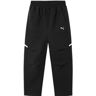 PUMA彪马童装裤子儿童冬季长裤防风防泼水运动裤休闲加绒户外裤