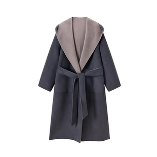 MinutePlus [Cocoon.茧]主推高定AB双面浴袍长款羊绒大衣MP58WC07