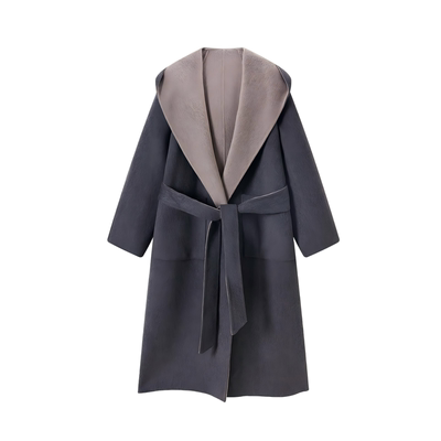 长款主推定制双面炭灰色