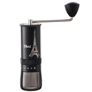 Obod咖啡磨豆机意式咖啡磨豆器外置调节手摇研磨机钢芯手磨咖啡机