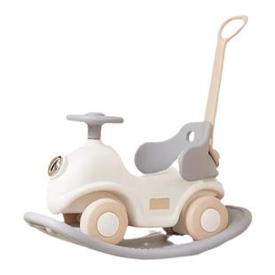 曼龙摇摇马溜溜车二合一宝宝木马摇摇车婴儿周岁玩具六一儿童礼物