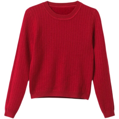 加绒毛衣女加厚一体绒秋冬保暖