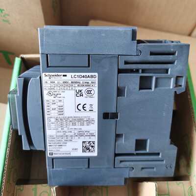 议价原装施耐德接触器 LC1D40ABD 线圈电压24VDC