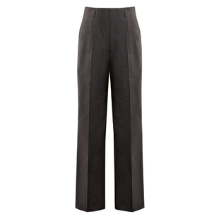 CULTUM轻薄透气免烫好莱坞裤西裤男士休闲复古裤子高腰直筒阔腿裤