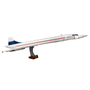 协和式飞机拼装积木玩具成年人高难度巨大型航空客机模型适用乐高