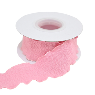 褶皱花边波浪丝带珍珠雪纱布艺蕾丝鲜花花束包装彩带花店花艺包花