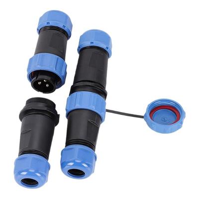 SP13防水航空插头公母对接焊接款